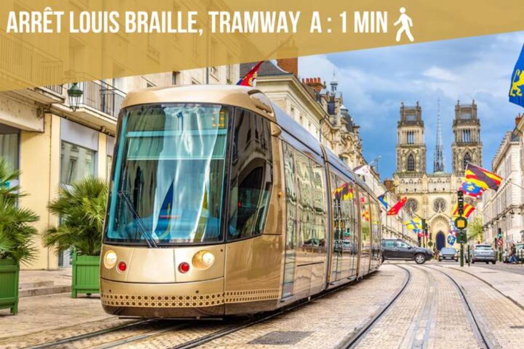 T2 Gare + Parking Apartment Orleans Bagian luar foto