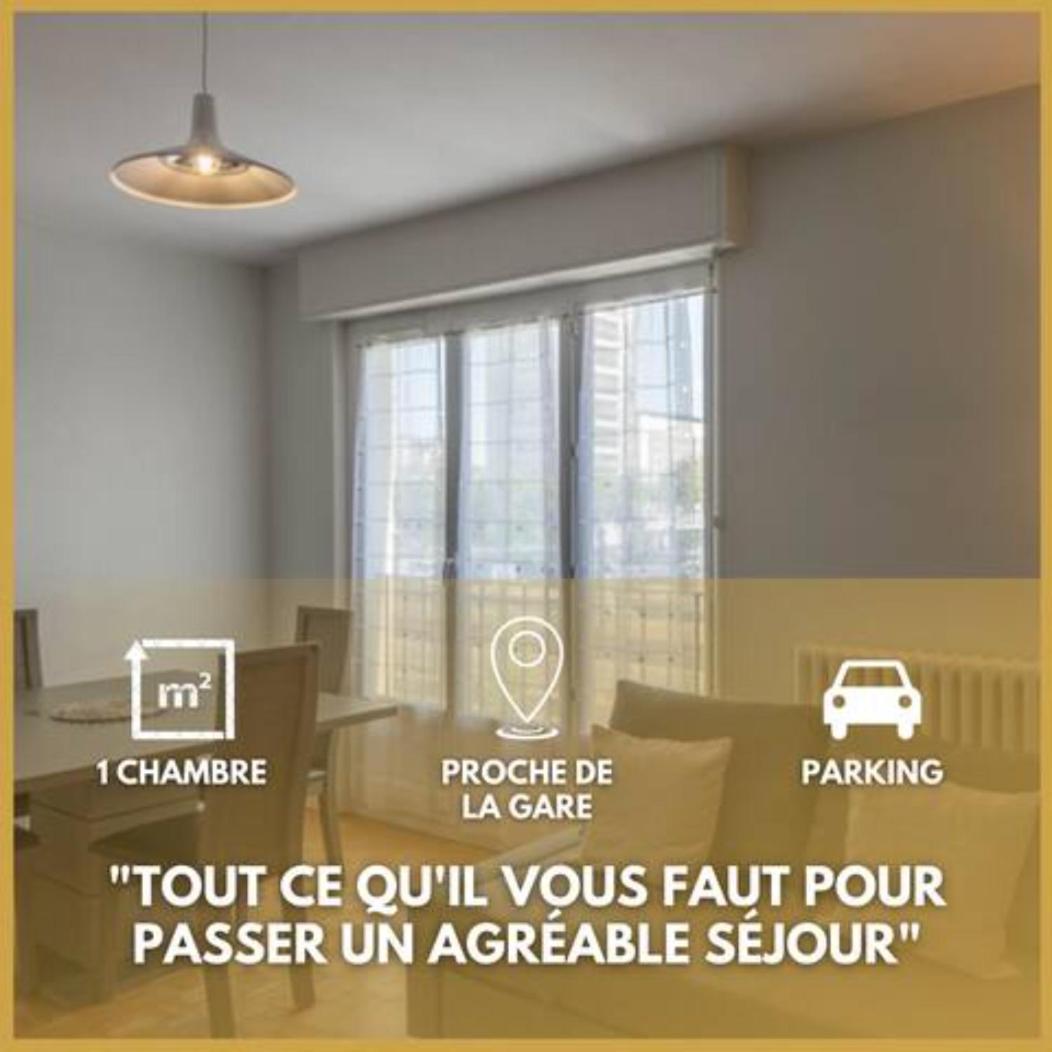 T2 Gare + Parking Apartment Orleans Bagian luar foto